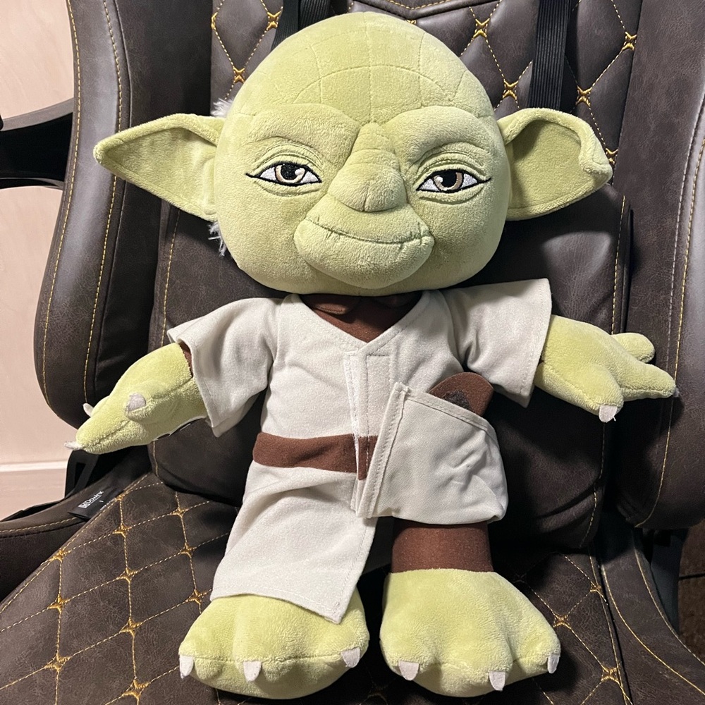Star Wars Green and White Yoda Stuffed Animal